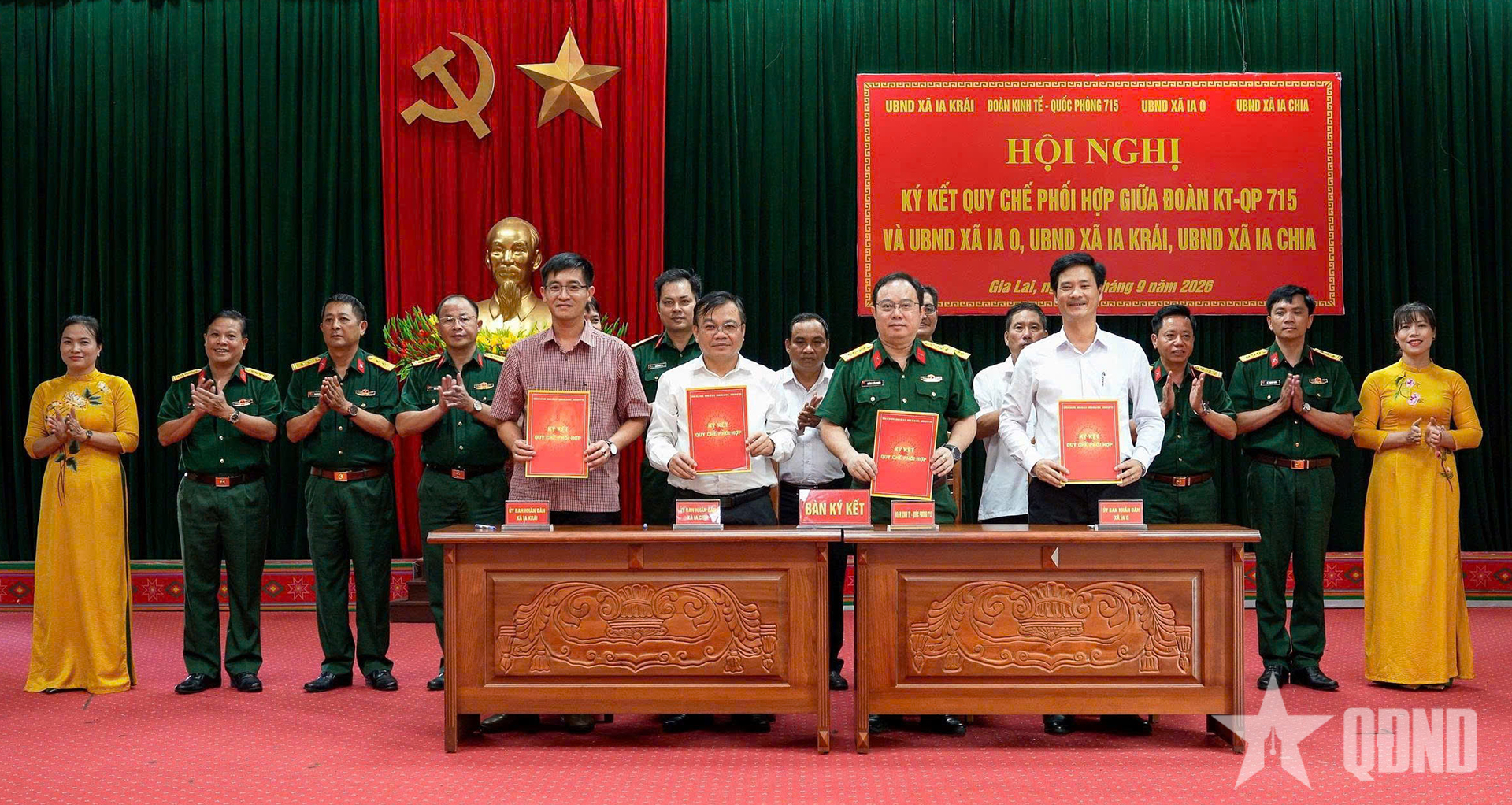 Đoàn Kinh tế - Quốc phòng 715 (Binh đoàn 15) tăng cường phối hợp xây dựng địa bàn biên giới vững mạnh